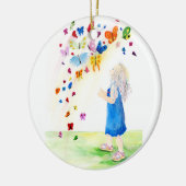 Maggies Schmetterlinge Keramikornament (Links)