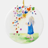 Maggies Schmetterlinge Keramikornament (Hinten)