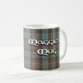 Maggies Tasse im Tartan (VorderseiteRechts)