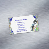 Maggiore Magpie Bird Naturschutz Kunst, Dichtung u Magnetische Visitenkarte (Beispiel)