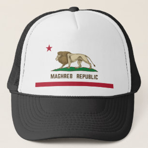 Maghreb Republic Lion Flag Berber Prix Truckerkappe