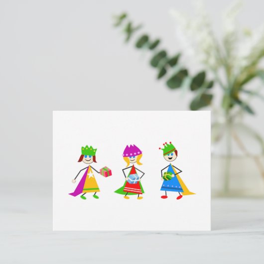 Magi Kids Postkarte (Stehend Vorderseite)