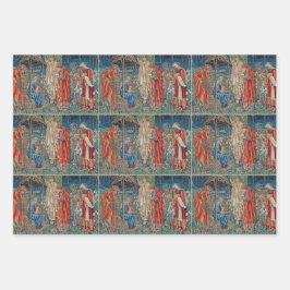 Magi, Mary und Baby Jesus Geschenkverpackung Geschenkpapier Set