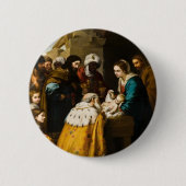 Magi Present Jesus Geschenke Button (Vorderseite)