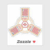 Magi System Neon Genesis Evangelion Aufkleber (Blatt)