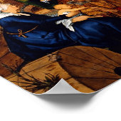 Magi Worship Baby Jesus Poster (Ecke)