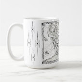 Magian Peninsula Karte Tasse (Links)