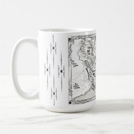 Magian Peninsula Karte Tasse