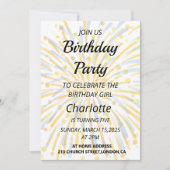 Magic 5. Geburtstagsbash Einladung (Vorderseite)