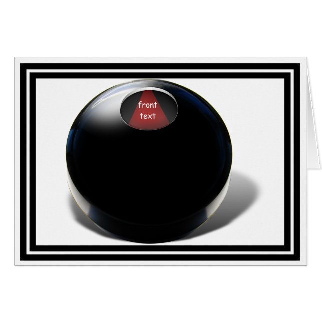 Magic 8 Ball (Vorderseite (Horizontal))