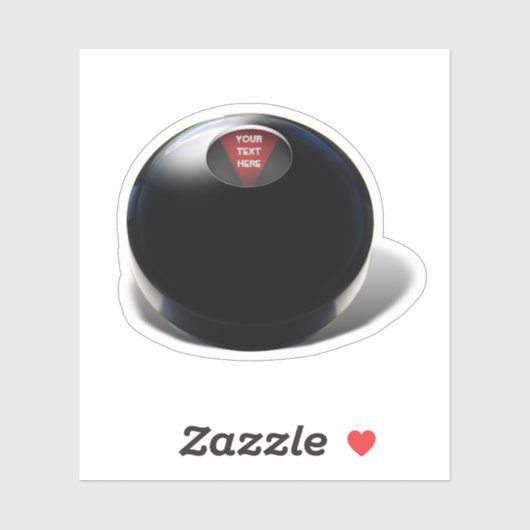 Magic 8 Ball Aufkleber (Blatt)