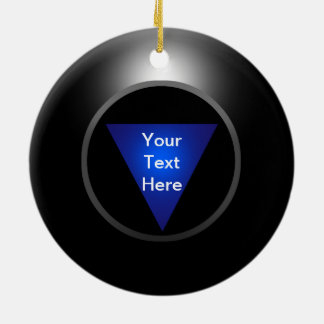 Magic 8 Ball - Ihr Text Keramik Ornament