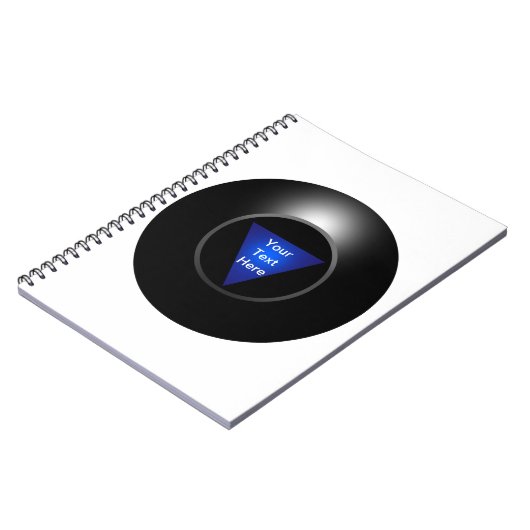 Magic 8 Ball - Ihr Text Notizblock (Linke Seite)