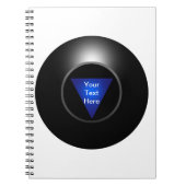 Magic 8 Ball - Ihr Text Notizblock (Vorderseite)