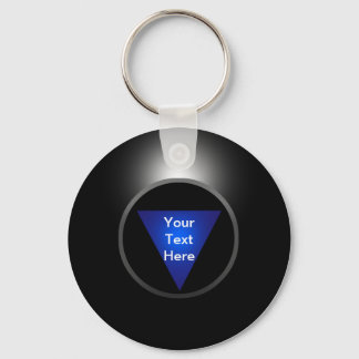 Magic 8 Ball - Ihr Text Schlüsselanhänger