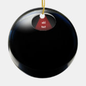 Magic 8 Ball Keramik Ornament (Vorne)