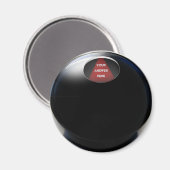 Magic 8 Ball Magnet (Vorderseite/Rückseite)