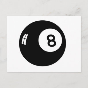 Magic 8 Ball Postkarte