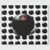 Magic 8 Ball sagt: "Outlook ist gut!" Geschenkpapier (Flach)