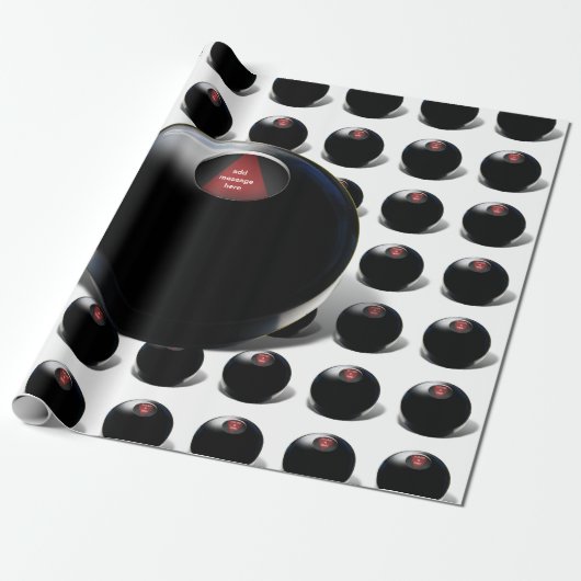 Magic 8 Ball sagt: "Outlook ist gut!" Geschenkpapier (Ungerollt)