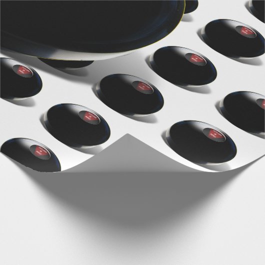 Magic 8 Ball sagt: "Outlook ist gut!" Geschenkpapier (Ecke)