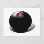 Magic 8 Ball sagt: "Outlook ist gut" Postkarte (Vorderseite)