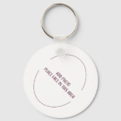 Magic 8 Ball says, "Outlook is Good" Schlüsselanhänger (Rückseite)