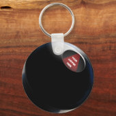 Magic 8 Ball Schlüsselanhänger (Vorderseite)