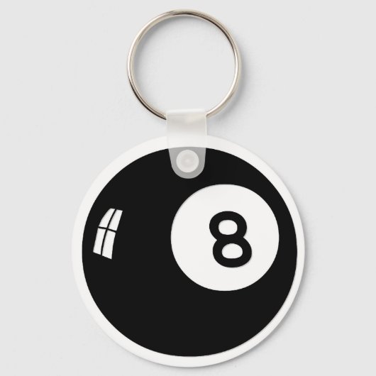 Magic 8 Ball Schlüsselanhänger (Vorderseite)