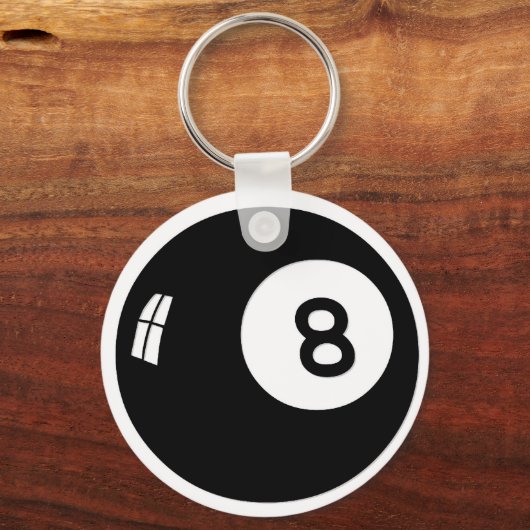 Magic 8 Ball Schlüsselanhänger (Vorderseite)