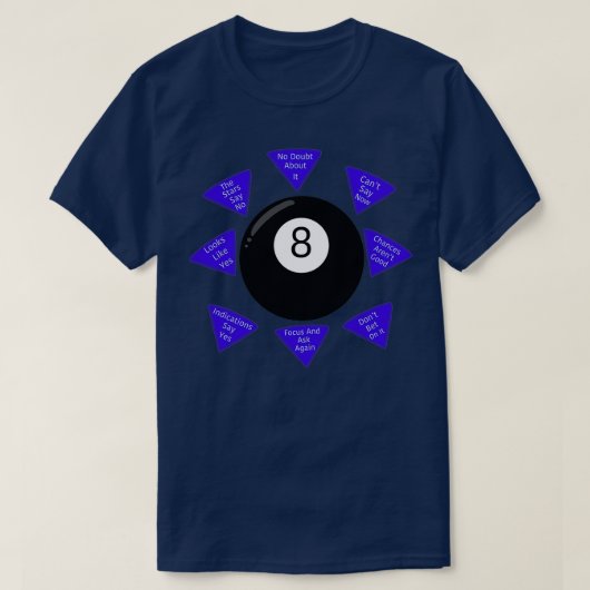 Magic 8 Ball T-Shirt (Design vorne)