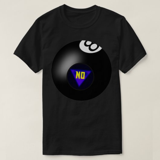 Magic 8 Ball-Vorhersagen T-Shirt (Design vorne)