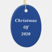 MAGIC A CHRISTMAS UNICORN, PFERDESORNAMENT KERAMIK ORNAMENT (Hinten)