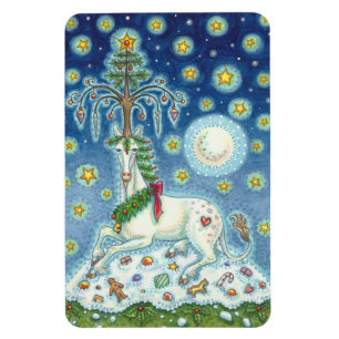 MAGIC A CHRISTMAS UNICORN, URLAUB HORSE MAGNET