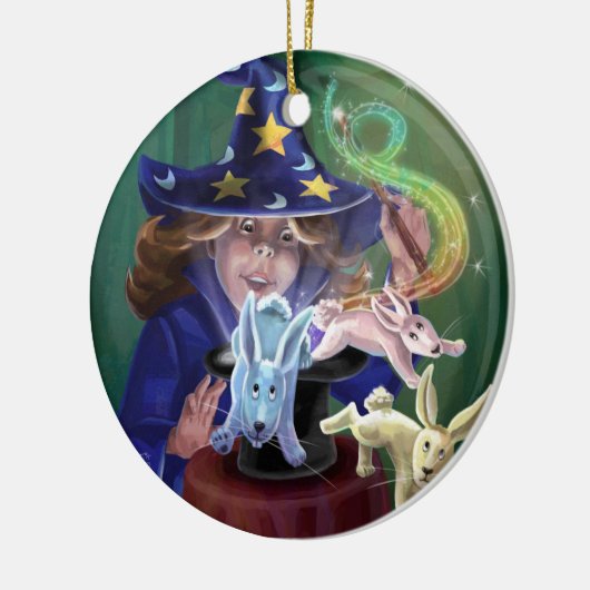 Magic Act Keramik Ornament (Links)