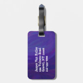 Magic Act Rabbits aus dem Hut Gepäckanhänger (Rückseite vertikal)