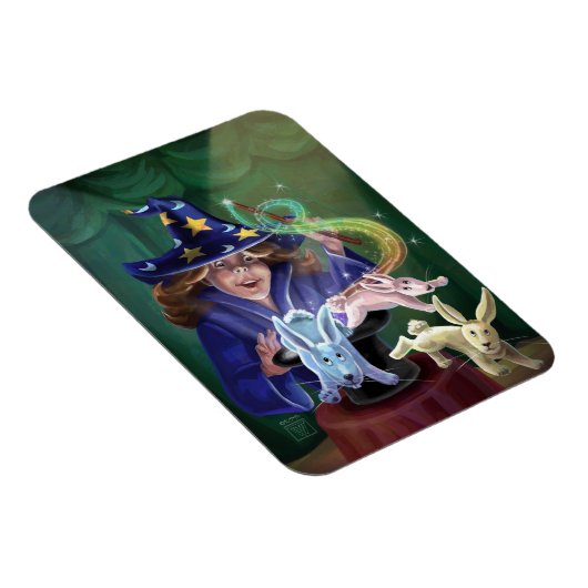 Magic Act Rabbits aus dem Hut Magnet (Rechte Seite)