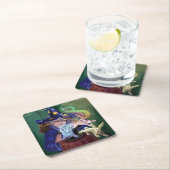 Magic Act Rechteckiger Pappuntersetzer (Vor Ort)