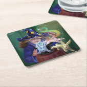 Magic Act Rechteckiger Pappuntersetzer (angewinkelt)