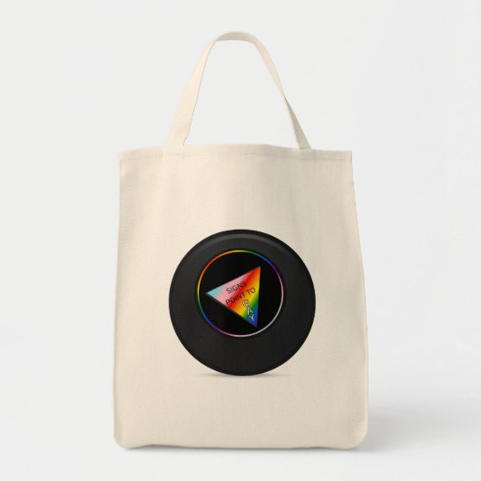 Magic Aight Ball Tote Bag Tragetasche (Vorne)