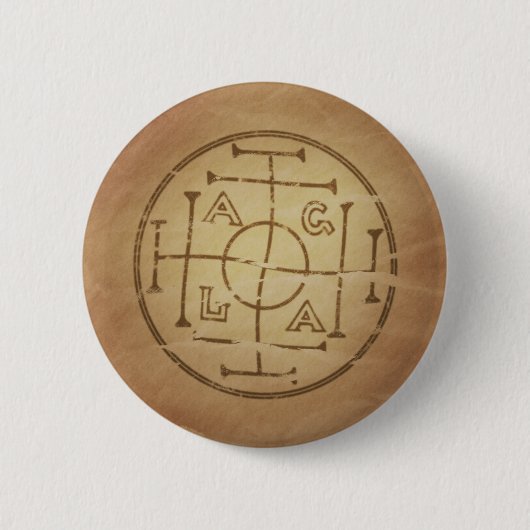 Magic Amulet Erfolg Reichtum lange Lebensdauer Mag Button (Vorderseite)
