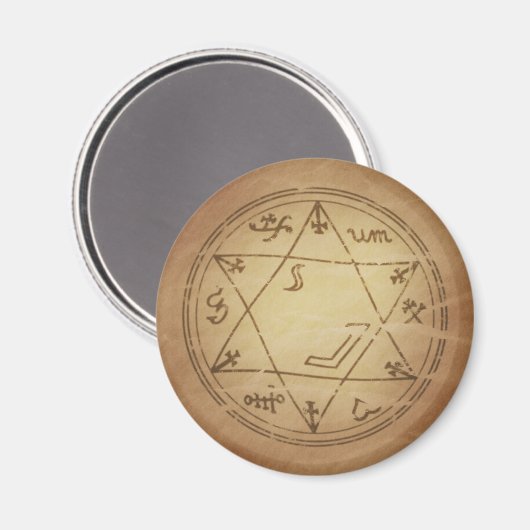 Magic Amulet für erfolgreiche Magie Magnet (Vorderseite/Rückseite)