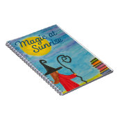 Magic at Sunrise – Watercolor Witch Notizblock (Rechte Seite)