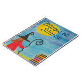 Magic at Sunrise – Watercolor Witch Notizblock (Linke Seite)