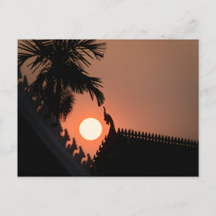 Magic at Twilight: The Temples in Luang prabang Postkarte