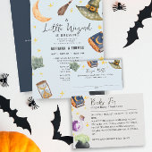 Magic Baby Halloween neut Book Request Baby Dusche Begleitkarte
