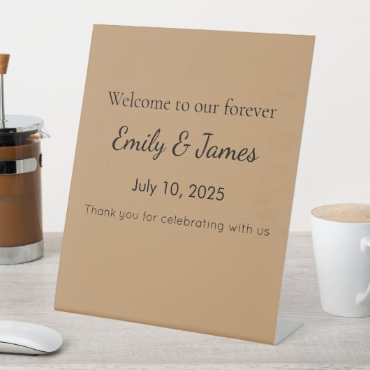 Magic Baby Shower Sign - Custom & Fun! Sockelschild (In Situ)