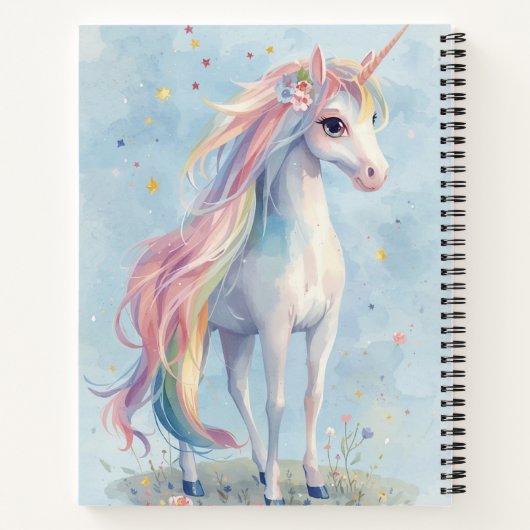 Magic Back to School Notebook - Kids Journals Notizblock (Rückseite)