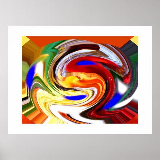 Magic Ball Art Poster (Vorne)