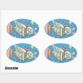 MAGIC BARN OWL & EASTER EGG BASKET, BIRD STICKER (Blatt)